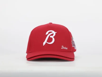 BOTTEGA DESIRES DOUBLE BRIM HAT (REDS)