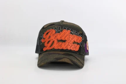 BOTTEGA DESIRES TRUCKER HAT (CAMO)