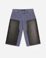 Bottega Desires Blue Double Knee Shorts