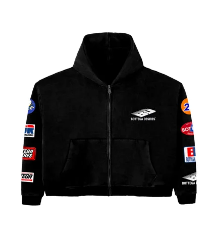 BOTTEGA DESIRES PATCHES JACKET (BLACK)
